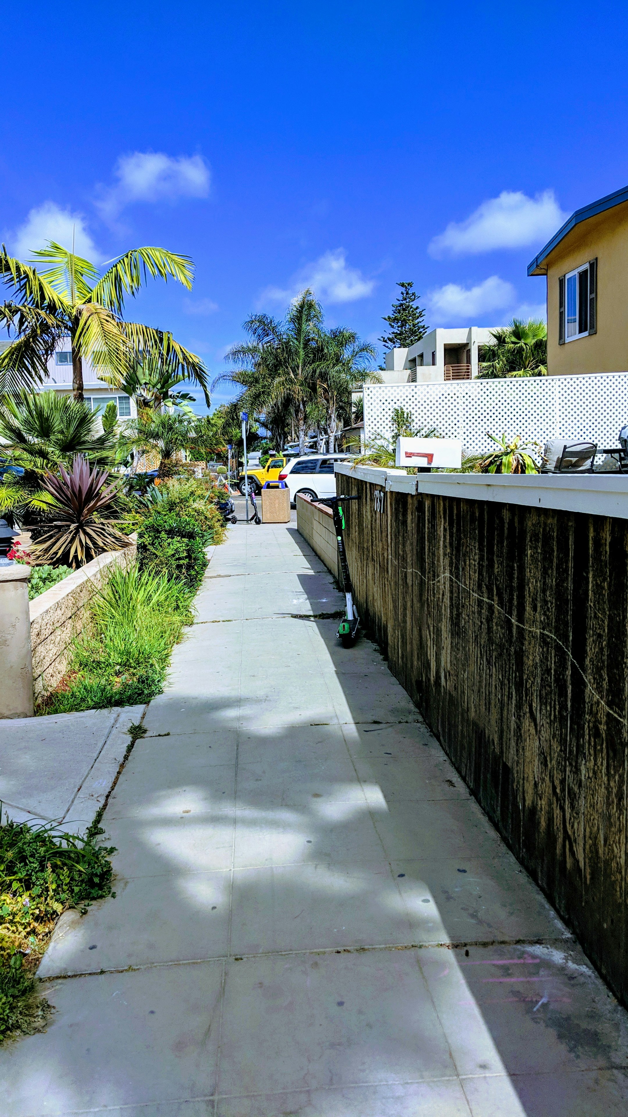 gray concrete walkway